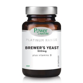Power Health Platinum Brewers Yeast 500mg για Ενέργεια & Τόνωση 30 Φυτικές Κάψουλες