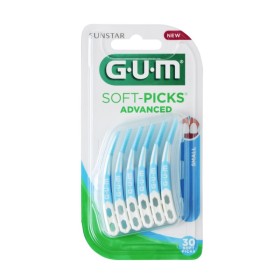 Gum Μεσοδόντιες Οδοντογλυφίδες Μέγεθος Small Χρώμα Γαλάζιο 30 Τεμάχια