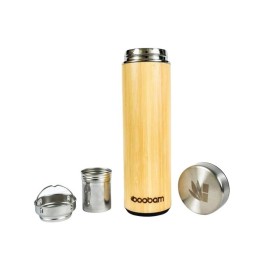 Boobam Tumbler Θερμός για Πόση & Παρασκευή Ζεστών & Κρύων Ροφημάτων Μαύρο 532ml