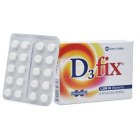 UNIPHARMA D3 Fix 1200iu Vitamin D3 60 Tablets