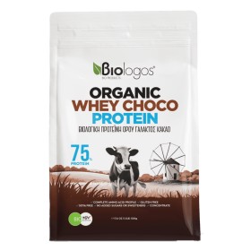 Βιολόγος Organic Whey Choco Protein Βιολογική Πρωτεΐνη Ορού Γάλακτος 75% με Kακάο 500g