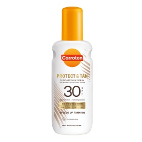 CARROTEN Tan & Protect Suncare Milk Spray SPF30 Αντηλιακό Προσώπου & Σώματος για Γρήγορο Μαύρισμα 200ml