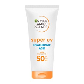 Garnier Ambre Solaire Anti-Age Super Uv Spf50 Αντηλιακή Αντιρυτιδική Κρέμα Προσώπου με Υαλουρονικό Οξύ 50ml
