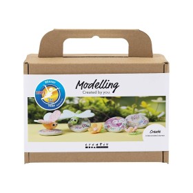 Creativ Company Mini Craft Kit Modelling Μίνι Κιτ Χειροτεχνίας για Μοντελοποίηση Πέτρα με Έντομο  από 5+ Ετών 1 Τεμάχιο