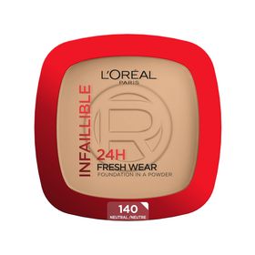 Loreal Paris Infaillible 24h Fresh Wear Makeup σε Μορφή Πούδρας 140 Gold Beige 9g Loreal Paris Infaillible 24h Fresh Wear Makeup σε Μορφή Πούδρας 140 Gold Beige 9g
