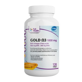 Full Health Omega3 Gold 1000mg 120 Μαλακές Κάψουλες Full Health Omega3 Gold 1000mg 120 Μαλακές Κάψουλες