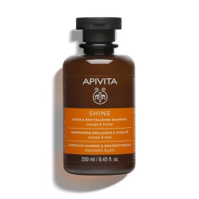 Apivita Shine Σαμπουάν Λάμψης & Αναζωογόνησης με Πορτοκάλι & Μέλι 250ml