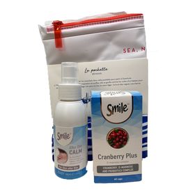 Smile Promo Cranberry Plus D-Mannose Complex 60 Κάψουλες & After Bite Calm Λοσιόν για Μετά το Τσίμπημα σε Spray 100ml & Νεσεσέρ Smile Promo Cranberry Plus D-Mannose Complex 60 Κάψουλες & After Bite Calm Λοσιόν για Μετά το Τσίμπημα σε Spray 100ml & Νεσεσέρ