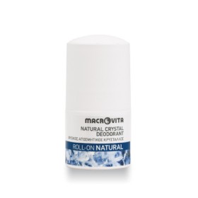 Macrovita Natural Crystal Deodorant Roll-On Natural -φυσικός Αποσμητικός Κρύσταλλος 50ml