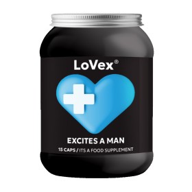 LoVex Excites A Man Συμπλήρωμα Διατροφής για Ενίσχυση Ανδρικής Απόδοσης 15 Κάψουλες LoVex Excites A Man Συμπλήρωμα Διατροφής για Ενίσχυση Ανδρικής Απόδοσης 15 Κάψουλες