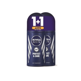 Nivea Men Promo Protect & Care 48h Roll-On Ανδρικό Αποσμητικό 2x50ml [1+1 Δώρο]