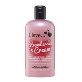I Love Bubble Bath Αφρόλουτρο Strawberries & Cream 500ml I Love Bubble Bath Αφρόλουτρο Strawberries & Cream 500ml