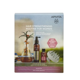 APIVITA Promo Tonic Hair Loss Lotion Κατά της Τριχόπτωσης 150ml & Womens Tonic Shampoo 75ml & Scalp Massager