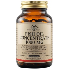 SOLGAR Fish Oil Concentrate 1000mg 60 Μαλακές Κάψουλες