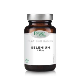 POWER OF NATURE Platinum Range Selenium 200mg 30 Φυτικές Κάψουλες