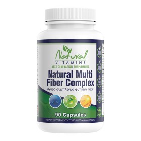 Natural Vitamins Natural Fiber Complex Φυτικές Ίνες 90 Κάψουλες Natural Vitamins Natural Fiber Complex Φυτικές Ίνες 90 Κάψουλες