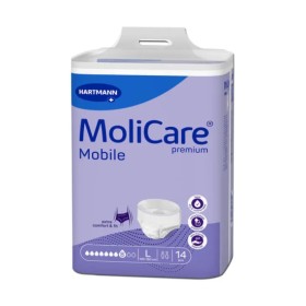 Molicare Premium Mobile Extra Comfort Εσώρουχο Ακράτειας Νυκτός Large 8 Σταγόνων 14 Τεμάχια Molicare Premium Mobile Extra Comfort Εσώρουχο Ακράτειας Νυκτός Large 8 Σταγόνων 14 Τεμάχια