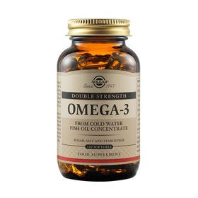 Solgar Omega-3 Double Strength για την Υγεία των Ματιών & του Εγκεφάλου 120 Μαλακές Κάψουλες