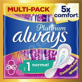 ALWAYS Platinum 1 Normal Napkins with Wings Size 1 96 Pieces