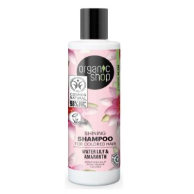 ORGANIC SHOP Shampoo Silk Nectar Σαμπουάν για Mεταξένια Λάμψη Καριτέ & Νούφαρο 280ml