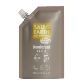 Salt of the Earth Vegan Natural Deodorant Roll-On Refill Pouch Amber & Sandalwood Αποσμητικό 225ml Salt of the Earth Vegan Natural Deodorant Roll-On Refill Pouch Amber & Sandalwood Αποσμητικό 225ml