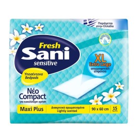Sani Sensitive Fresh Bedpads Extra Large Υποσέντονα Διακριτικά Αρωματισμένα 90x60cm 15 Τεμάχια