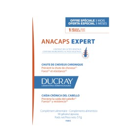 Ducray Anacaps Εxpert Συμπλήρωμα Διατροφής Κατάλληλο για Χρόνια Τριχόπτωση με Φυτικά Συστατικά 90 Κάψουλες Ducray Anacaps Εxpert Συμπλήρωμα Διατροφής Κατάλληλο για Χρόνια Τριχόπτωση με Φυτικά Συστατικά 90 Κάψουλες