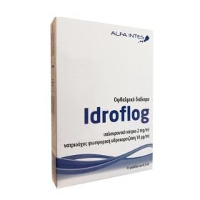 Alfa Intes Idroflog Οφθαλμικές Σταγόνες με Υαλουρονικό Οξύ για Ξηροφθαλμία 15x0.5ml