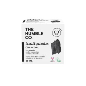 THE HUMBLE CO Charcoal Toothpaste Οδοντόκρεμα σε Γυάλινο Βάζο Άνθρακας 50ml