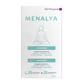 Bailleul Menalya Menopause για την Εμμηνόπαυση 28 Σκληρές Κάψουλες & 28 Μαλακές Κάψουλες