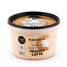 Organic Shop Peanut Latte Creamy Scrub Απολεπιστικό Σώματος 250ml