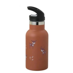 FRESK Deer Amber Brown Stainless Steel Thermos with Double Lid 350ml