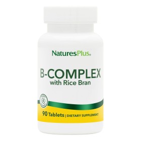 Natures Plus B-Complex W/ Rice Bran Φόρμουλα Συμπλέγματος Βιταμινών Β 90 Ταμπλέτες Natures Plus B-Complex W/ Rice Bran Φόρμουλα Συμπλέγματος Βιταμινών Β 90 Ταμπλέτες