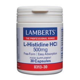 Lamberts L-Histidine 500mg Συμπλήρωμα Υποστήριξης του Νευρικού Συστήματος 30 Κάψουλες Lamberts L-Histidine 500mg Συμπλήρωμα Υποστήριξης του Νευρικού Συστήματος 30 Κάψουλες