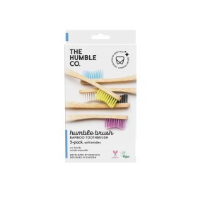 THE HUMBLE CO Humble Brush Αdult Soft Οδοντόβουρτσα Ενηλίκων Μαλακή σε 5 Χρώματα 5 Τεμάχια