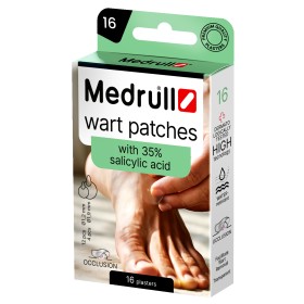 Medrull Wart Patches with Salicylic Acid Επίθεμα με Σαλικυλικό Οξύ 16 Τεμάχια Medrull Wart Patches with Salicylic Acid Επίθεμα με Σαλικυλικό Οξύ 16 Τεμάχια