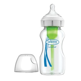 Dr. Browns Options+ Μπιμπερό Γυάλινο Anti-colic με Φαρδύ Λαιμό 0m+ 270ml Dr. Browns Options+ Μπιμπερό Γυάλινο Anti-colic με Φαρδύ Λαιμό 0m+ 270ml