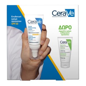 CERAVE Promo Facial Moisturising Lotion SPF30 Ενυδατική Κρέμα Προσώπου 52ml & Hydrating Cream to Foam Cleanser 50ml