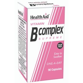 HEALTH AID Vitamin B Complex Supreme Nutritional Supplement to Strengthen the Nervous System & Mental Function 90 capsules