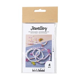 Creativ Company Mini Craft Kit Jewellery Μίνι Κιτ Χειροτεχνίας Κοσμημάτων Πλαστικά Βραχιόλια 1 Τεμάχιο