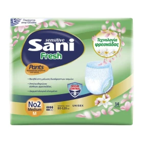 Sani Pants Fresh Εσώρουχα Ακράτειας Νο2 Medium 14 Τεμάχια