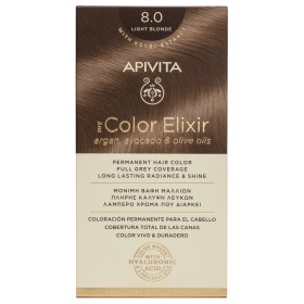 Apivita My Color Elixir Βαφή Μαλλιών 8.0 Ξανθό Ανοιχτό 50ml & 75ml Apivita My Color Elixir Βαφή Μαλλιών 8.0 Ξανθό Ανοιχτό 50ml & 75ml