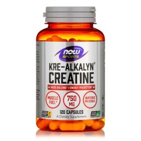 NOW Sports Kre-Alakalyn Creatin Pure Creatine Supplement for Increasing Strength in Athletes 120 Capsules