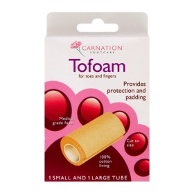 Carnation Tofoam Προστατευτικά Σκουφάκια Δακτύλων σε 2 Μεγέθη Μικρή & Μεγάλη Διάμετρο 2 Τεμάχια