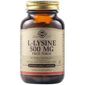 SOLGAR L-Lysine 500mg 50 Vegetable Capsules
