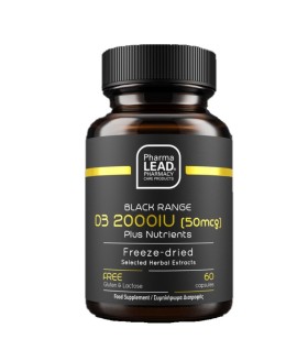 Pharmlalead Black Range D3 2000IU 50mcg Plus Nutrients Βιταμίνη D & Βιταμίνη Κ 60 Κάψουλες Pharmlalead Black Range D3 2000IU 50mcg Plus Nutrients Βιταμίνη D & Βιταμίνη Κ 60 Κάψουλες