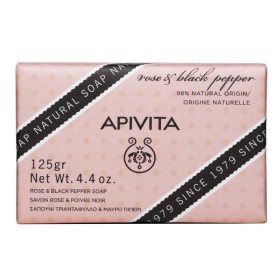 APIVITA Natural Soap Soap With Rose & Black Pepper 125gr