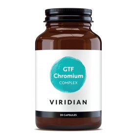 Viridian GTF Chromium Complex για Ρύθμιση Γλυκόζης & Έλεγχο Βάρους 30 Κάψουλες