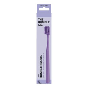 The Humble Co Plant-Based Brush Pro With 7000 Bristles Οδοντόβουρτσα Ενηλίκων Μωβ Μαλακή 1 Τεμάχιο