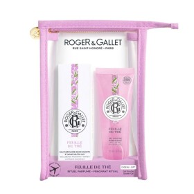 ROGER & GALLET Promo Feuille De the Eau De Parfum Women's Perfume 30ml & Gift Wellbeing Shower Gel 50ml